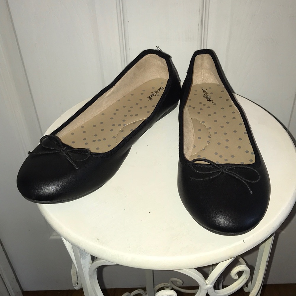 Girls Ballet Flats with Bow